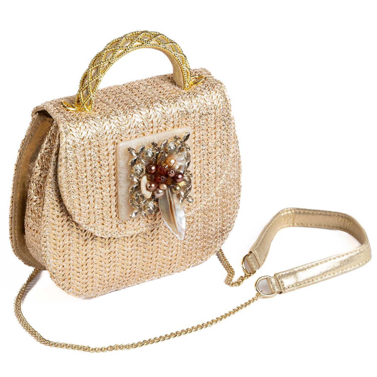 Amara Woven Luxe Bag