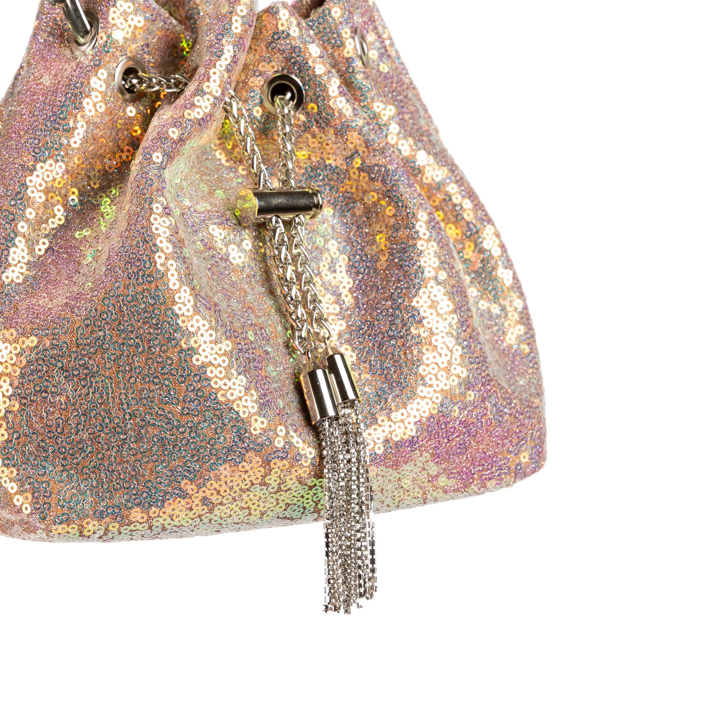 Holographic Galaxy Bucket Bag