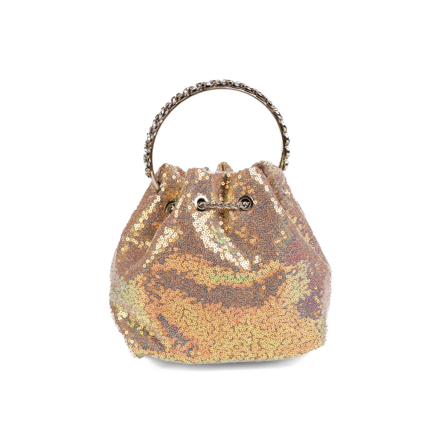 Holographic Galaxy Bucket Bag