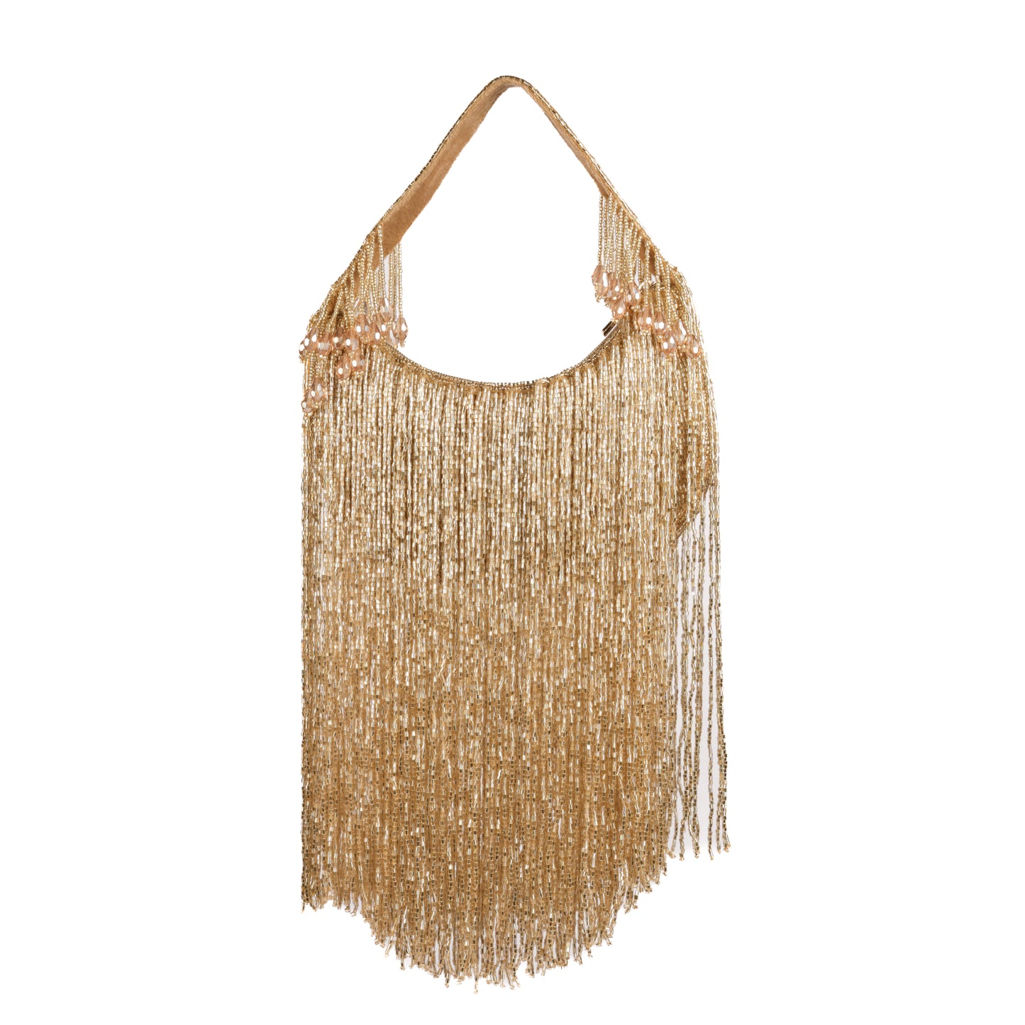 Lilia Gold Tassel Bag