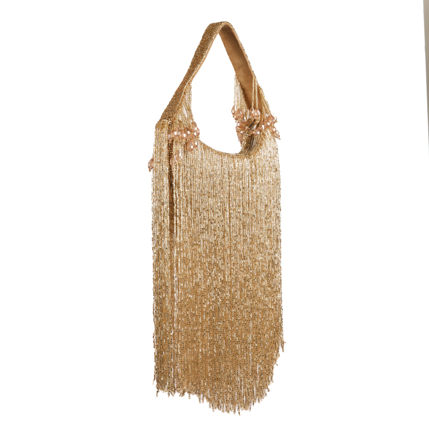 Lilia Gold Tassel Bag
