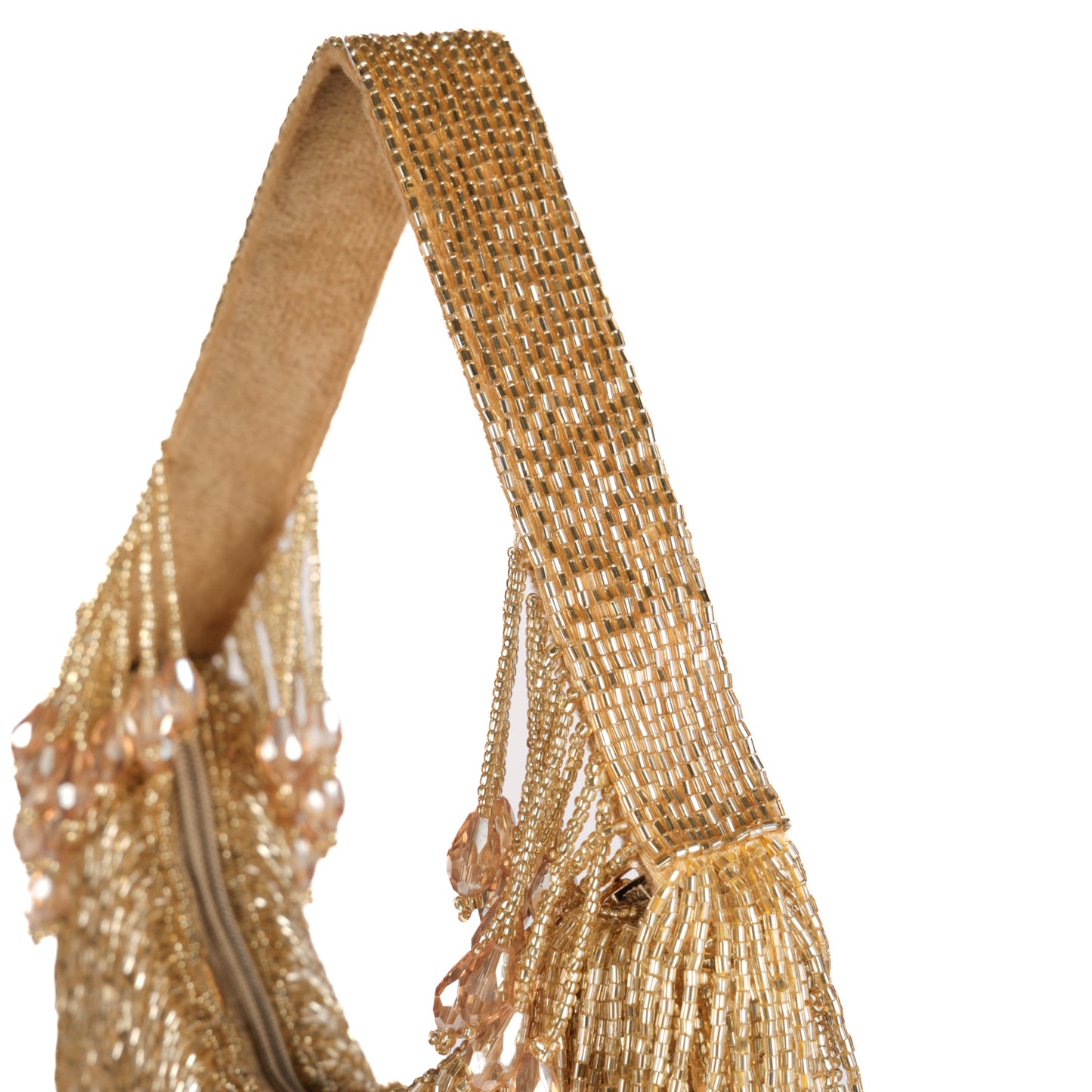 Lilia Gold Tassel Bag