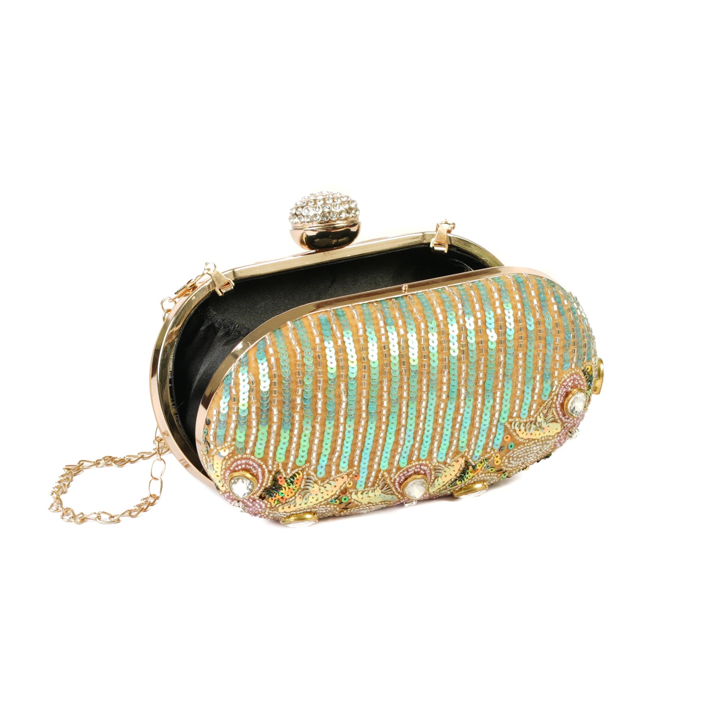 Peacock Mirage Clutch