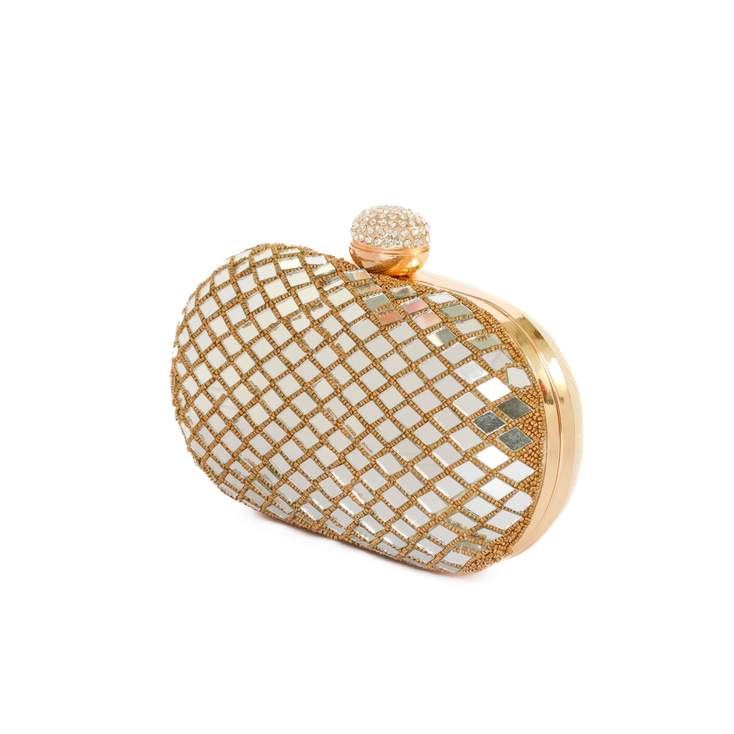 Gilded Mosaic Clutch