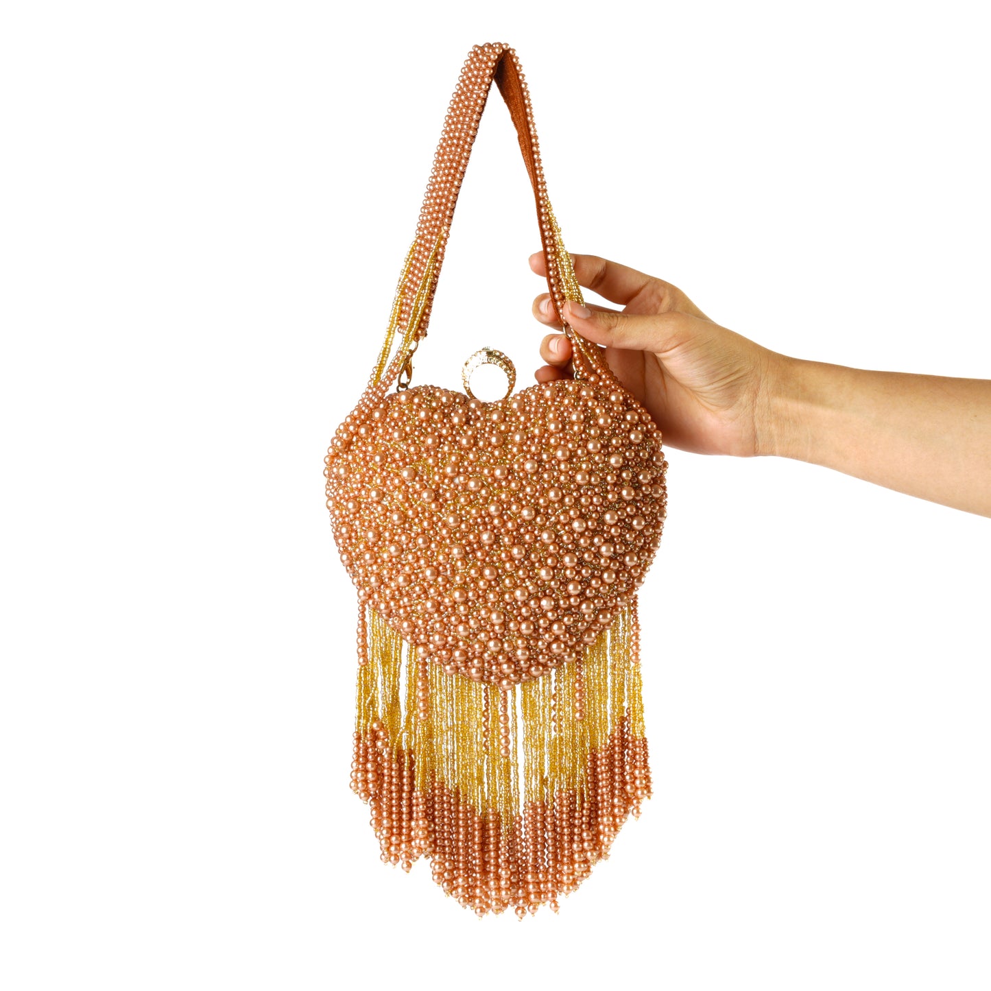 Sunset Heart Purse