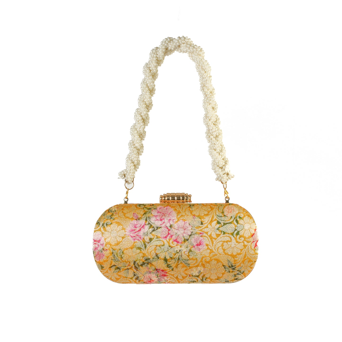 Golden Garden Clutch