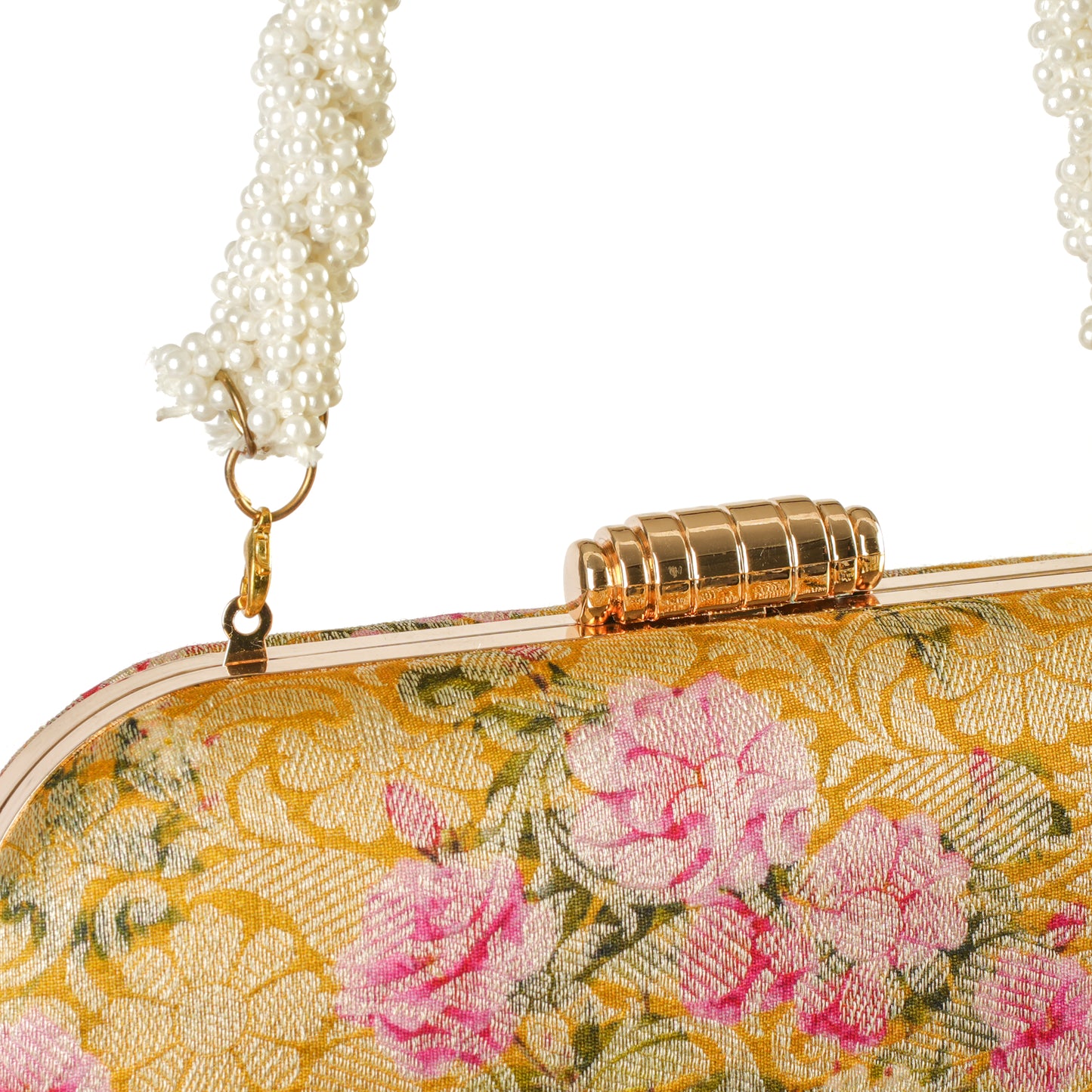 Golden Garden Clutch