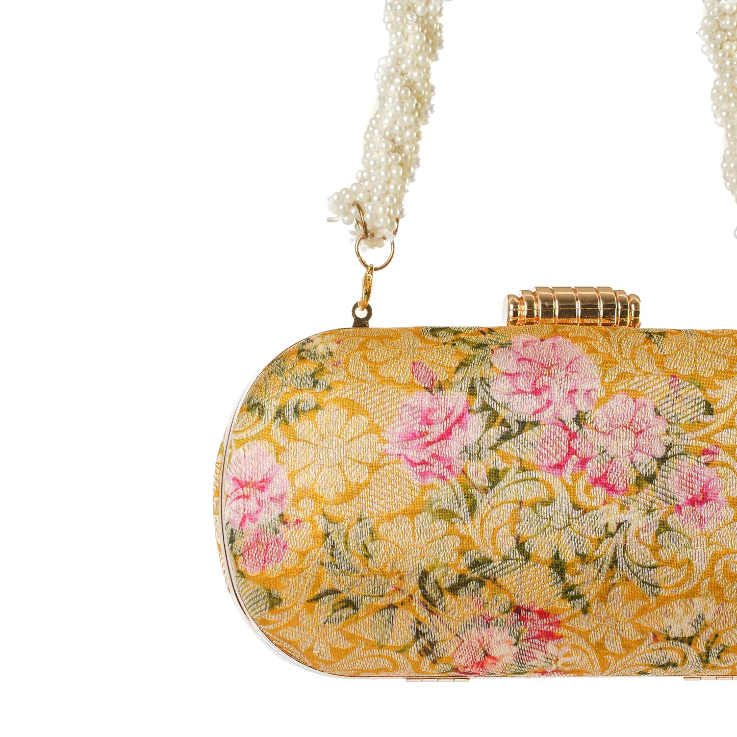 Golden Garden Clutch