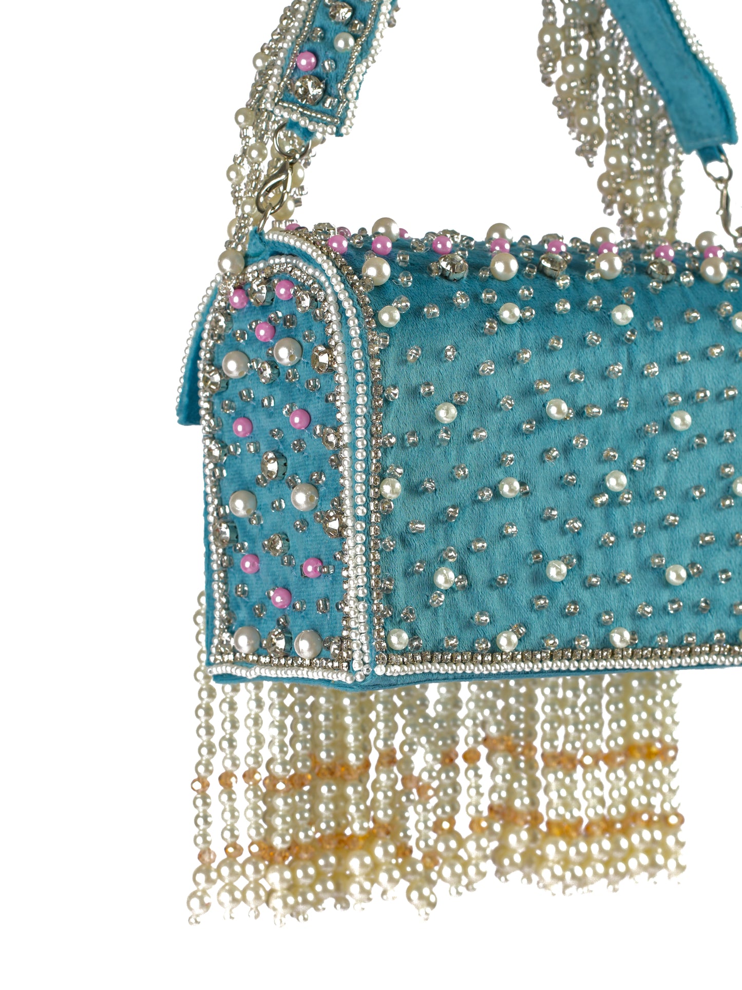 Imperial Turquoise Flap Purse