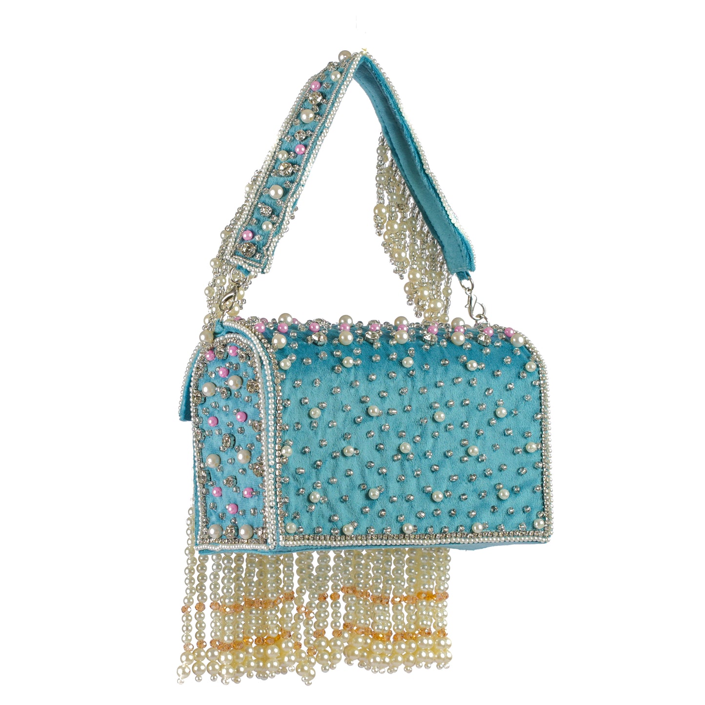 Imperial Turquoise Flap Purse
