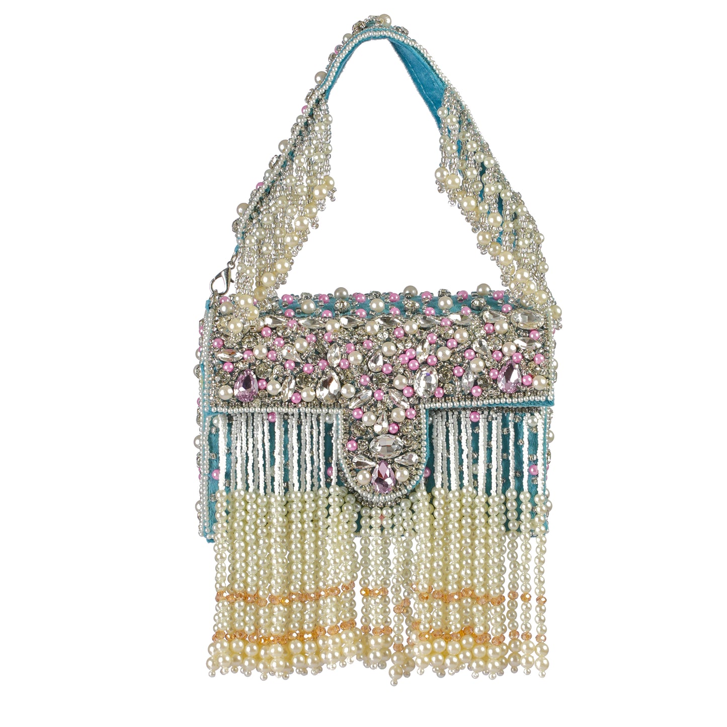Imperial Turquoise Flap Purse