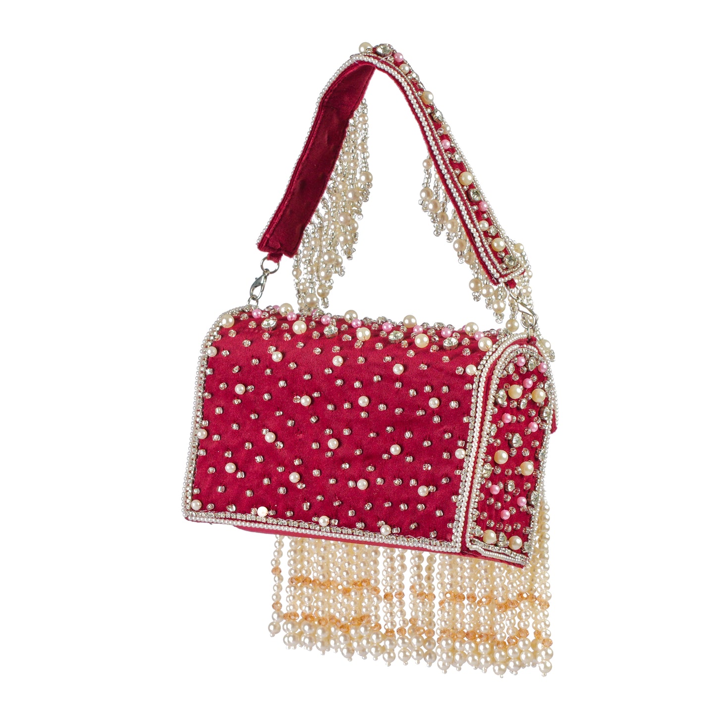 Imperial Maroon Flap Purse