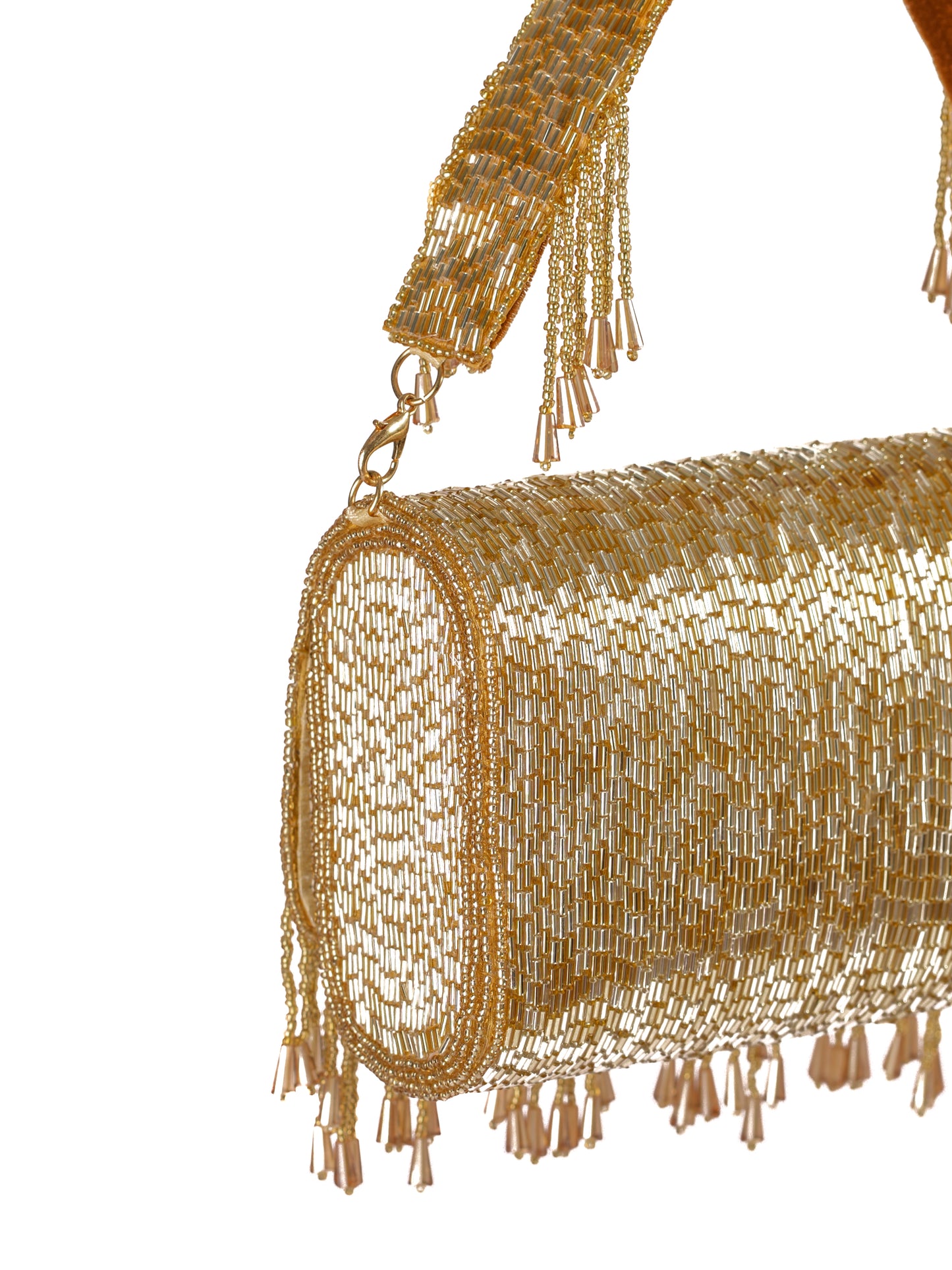 Gilded Elegance Flap Purse