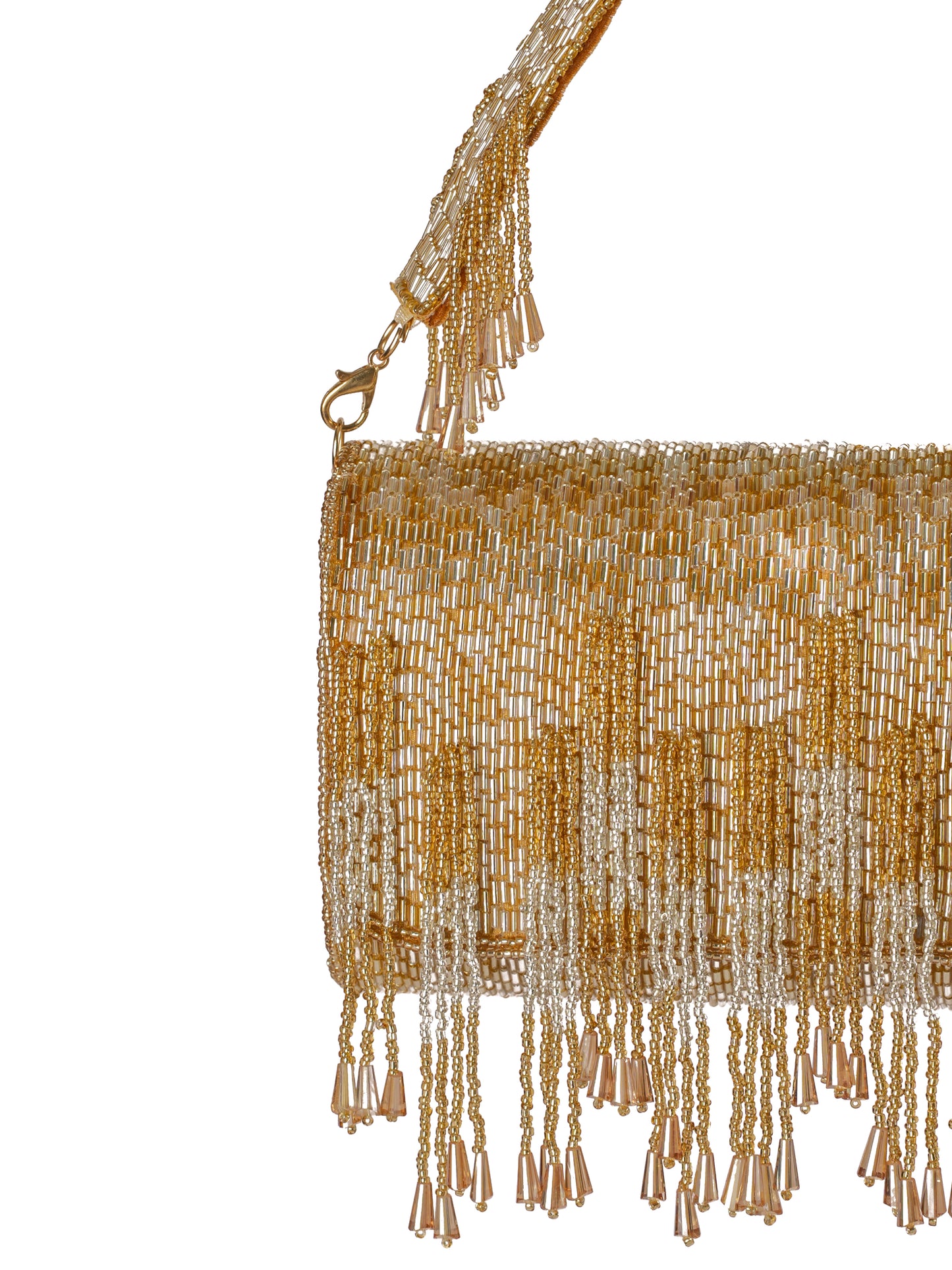 Gilded Elegance Flap Purse