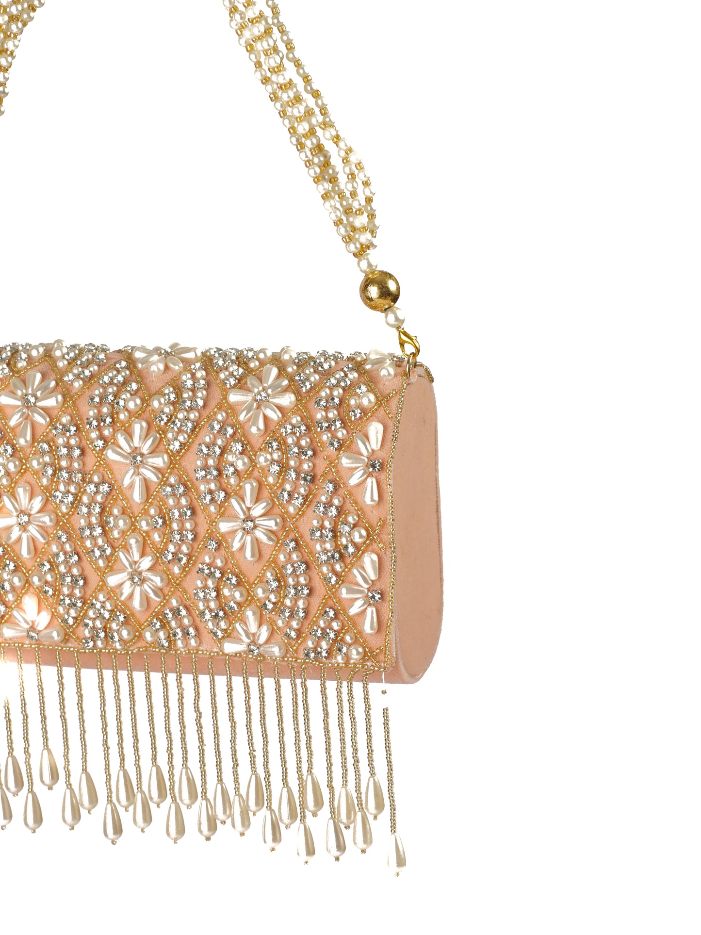 Pearl Petal Flap Purse