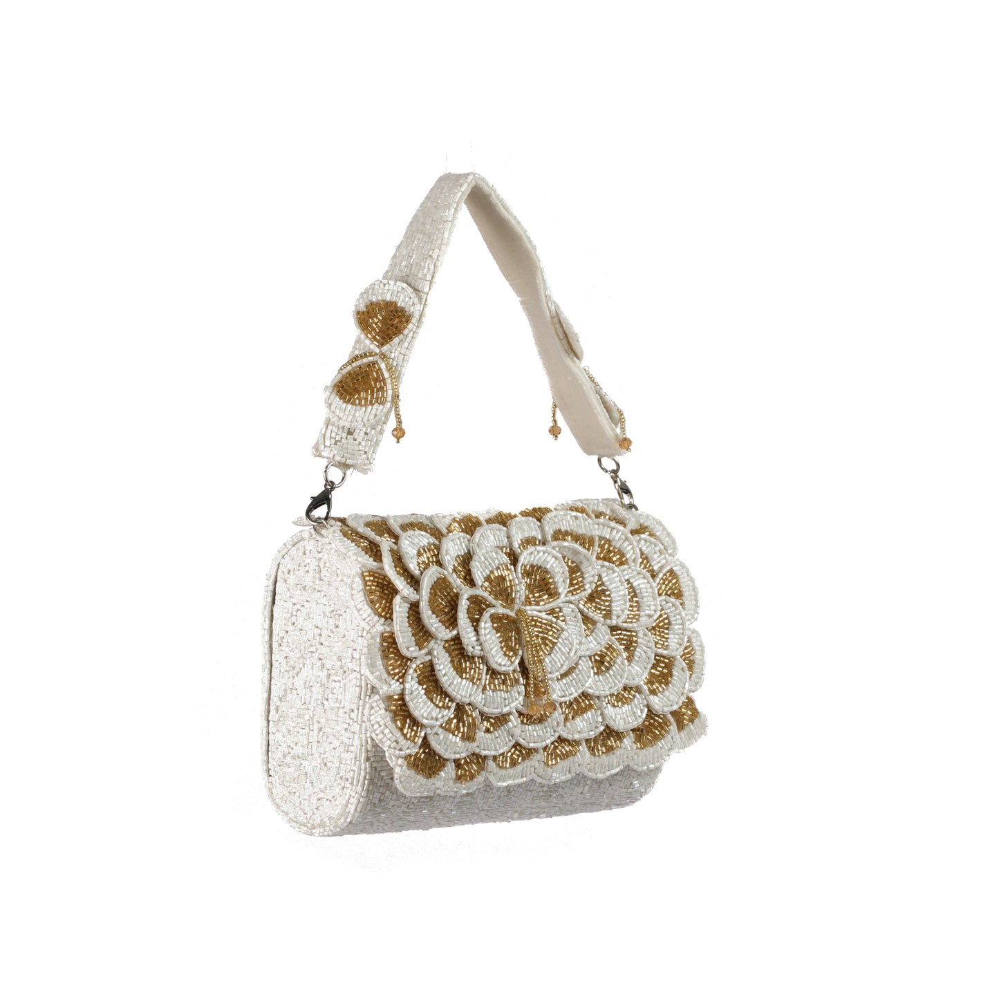Golden Lily Flap Purse