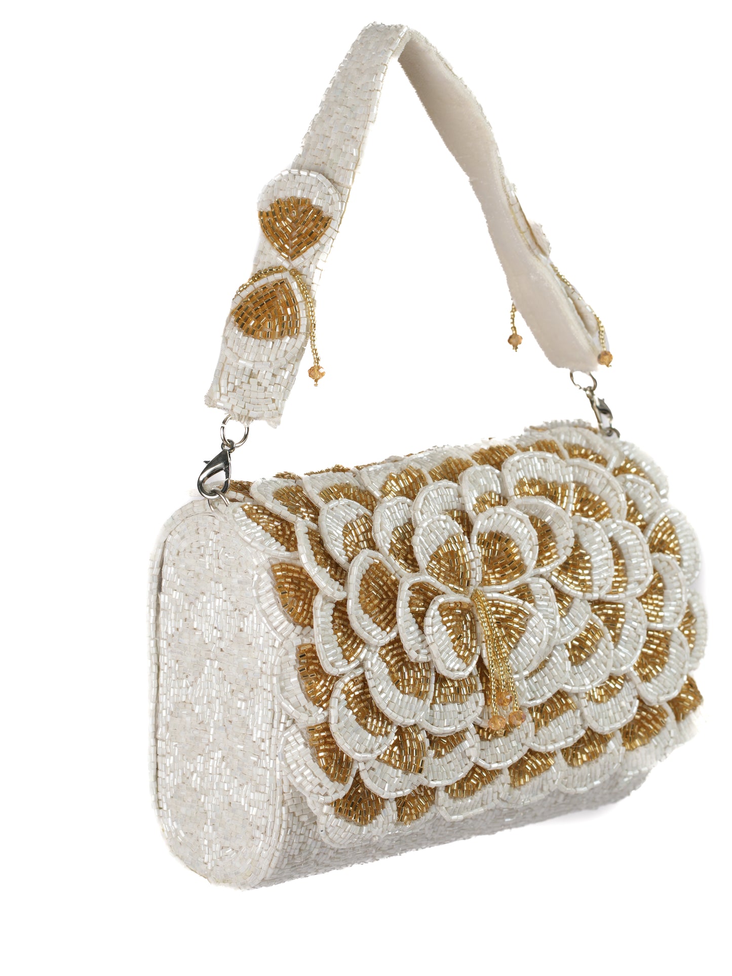 Golden Lily Flap Purse