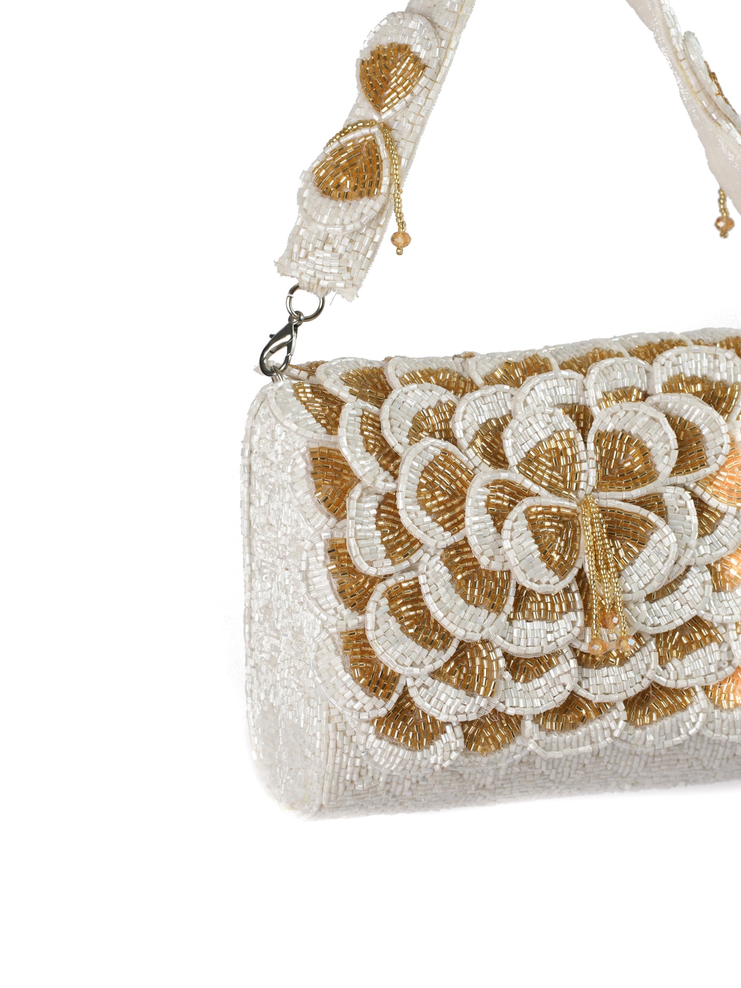 Golden Lily Flap Purse