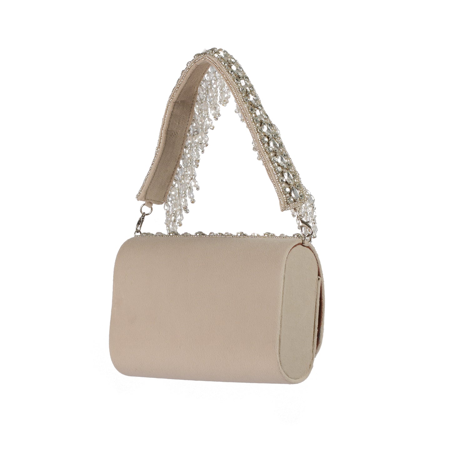 Gleaming Crystal Waterfall Purse
