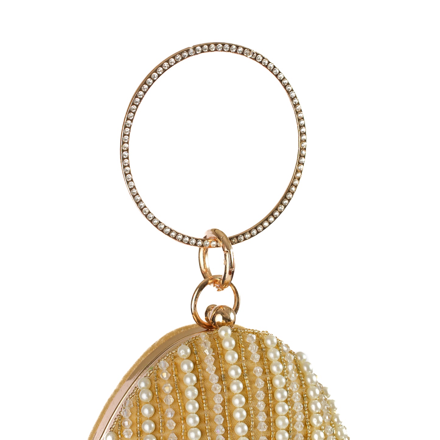 Sunset Drape Beaded Clutch