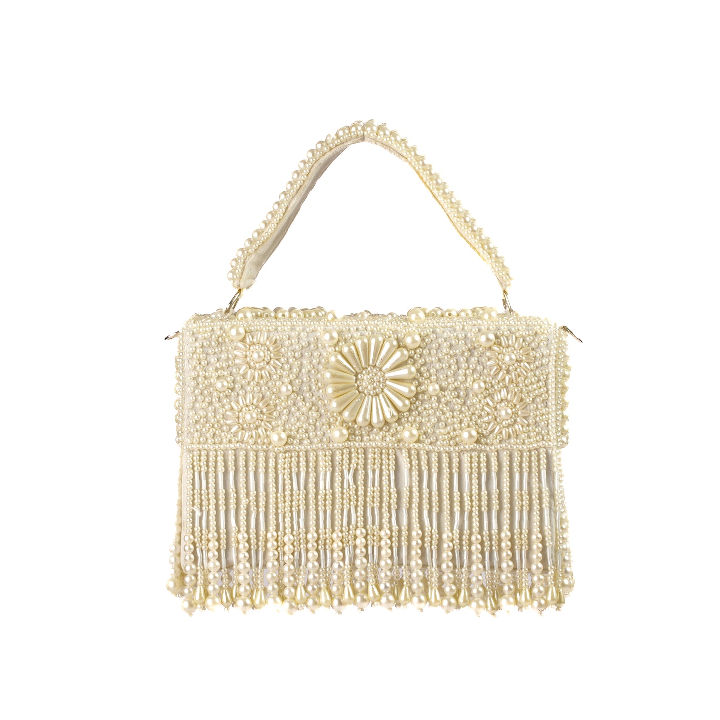 Camellia Ivory Pearl Bag