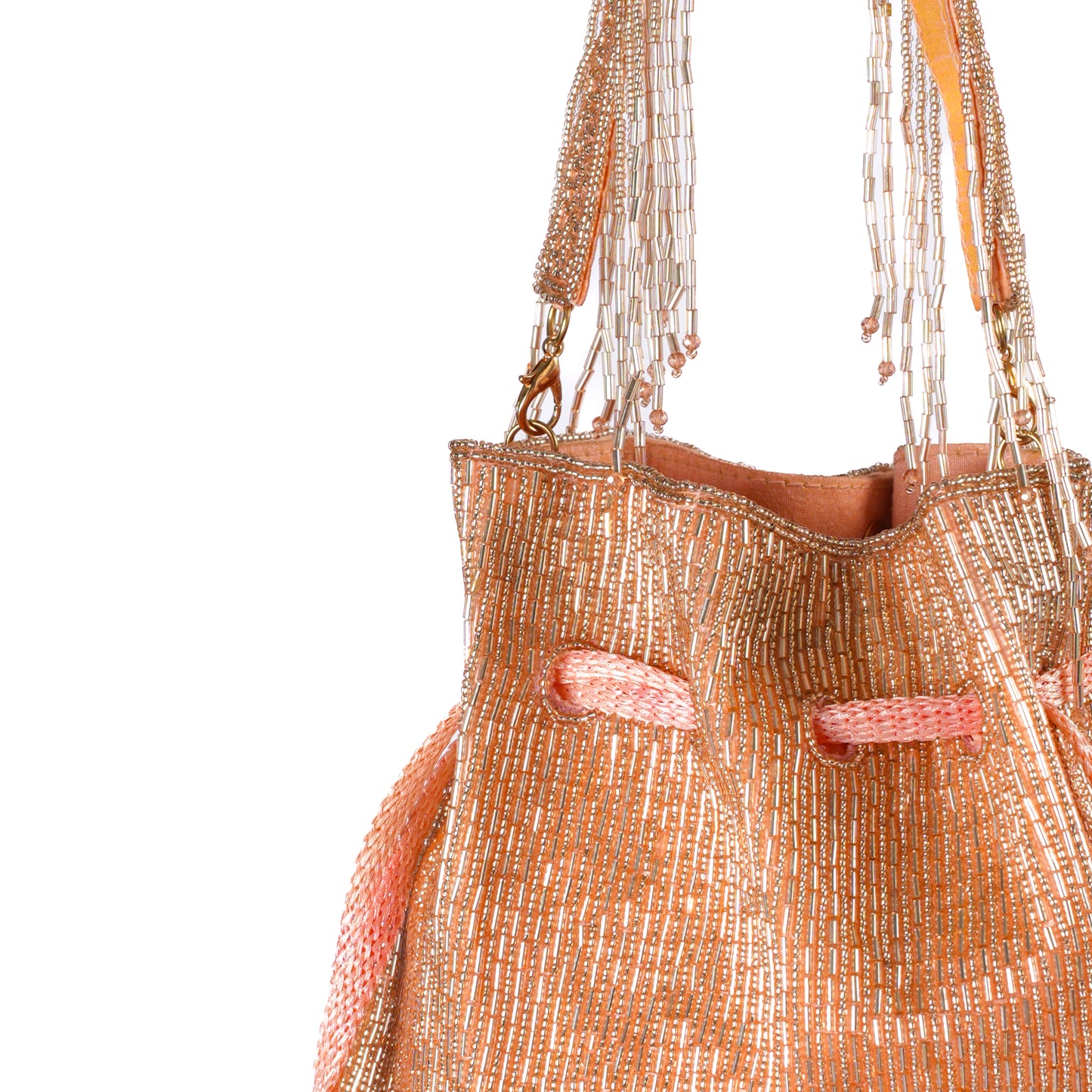 Amber Fringe Potli