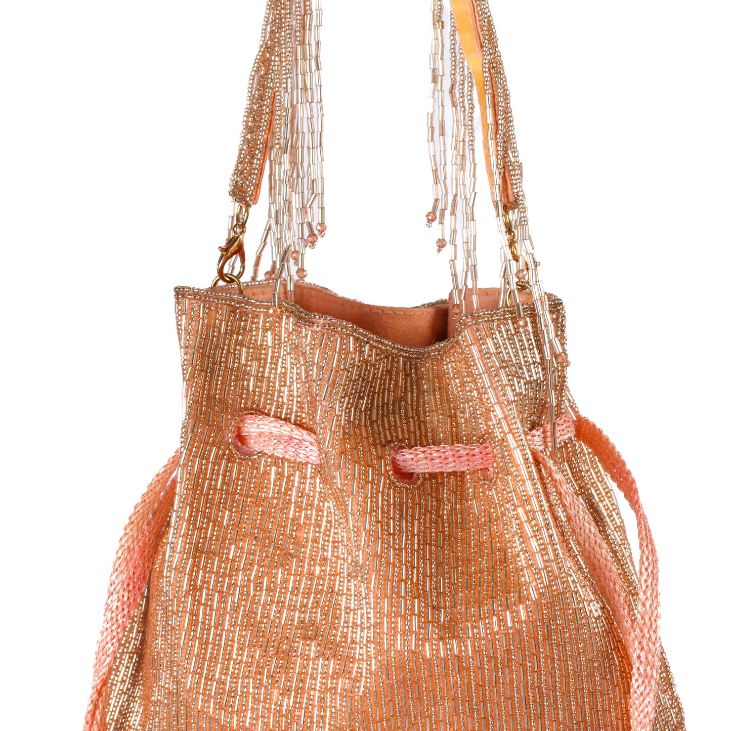 Amber Fringe Potli