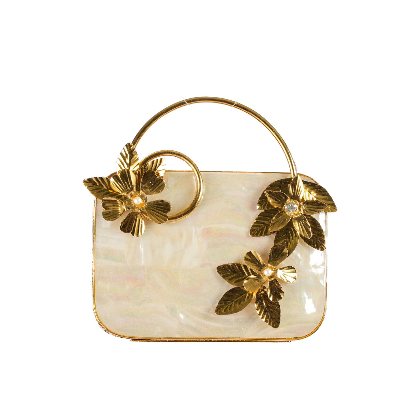 Pearl Petal Clutch