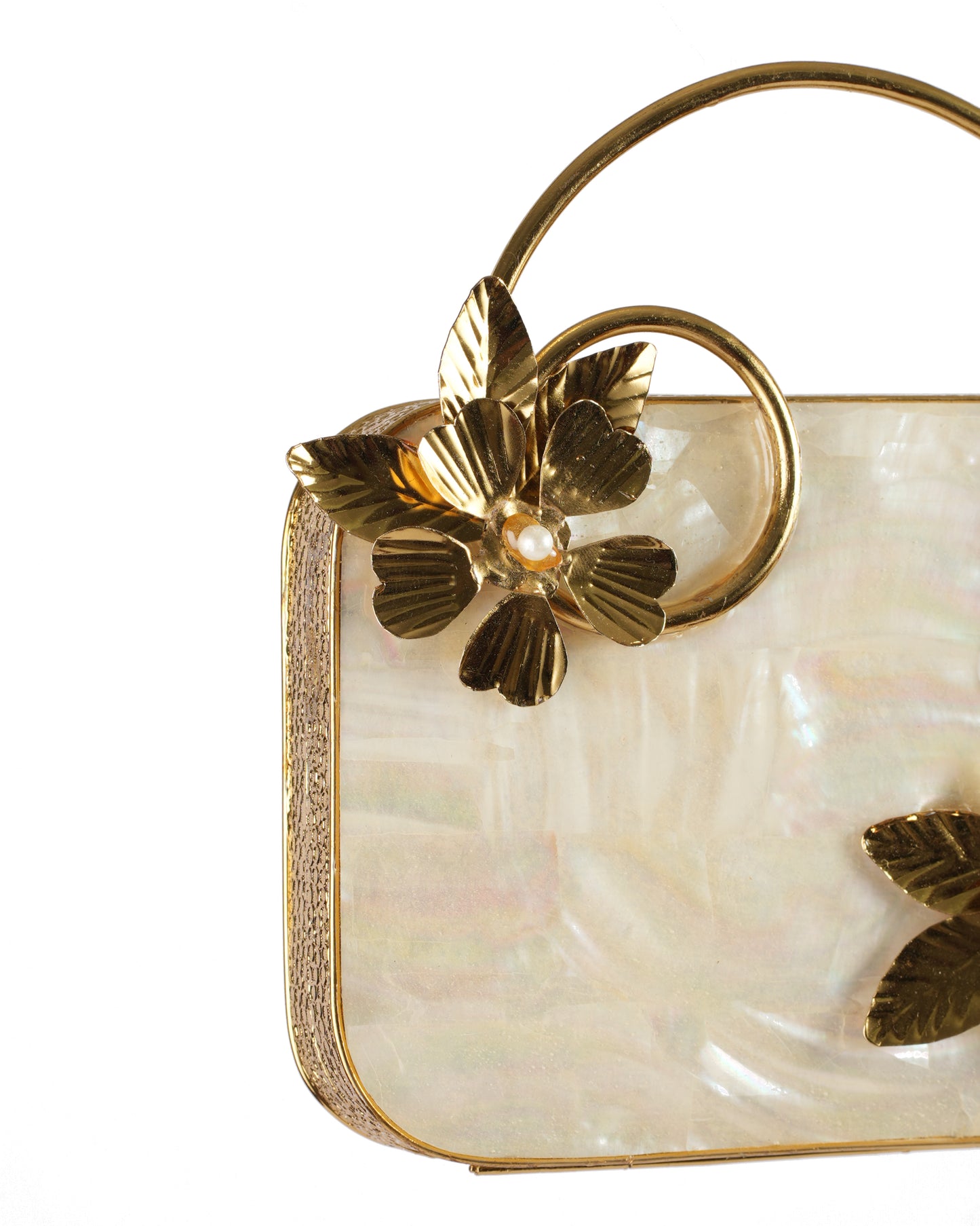 Pearl Petal Clutch