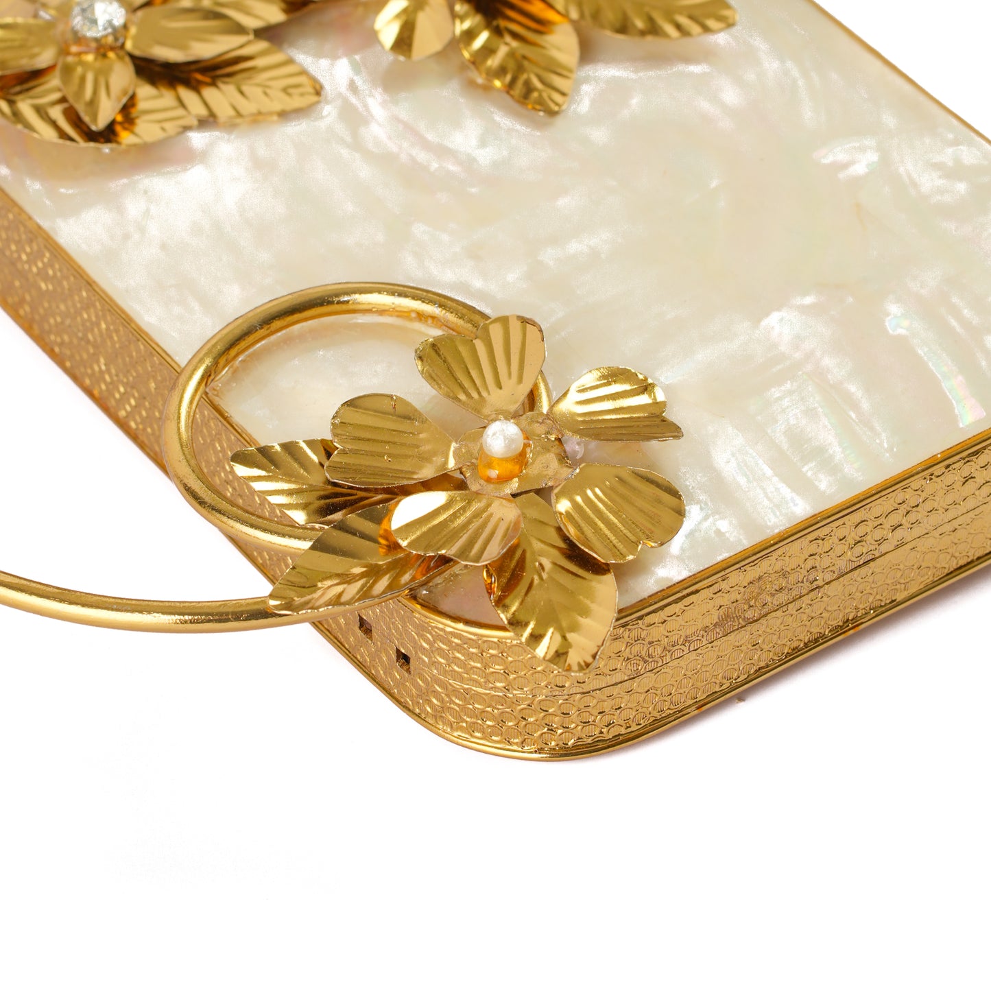 Pearl Petal Clutch