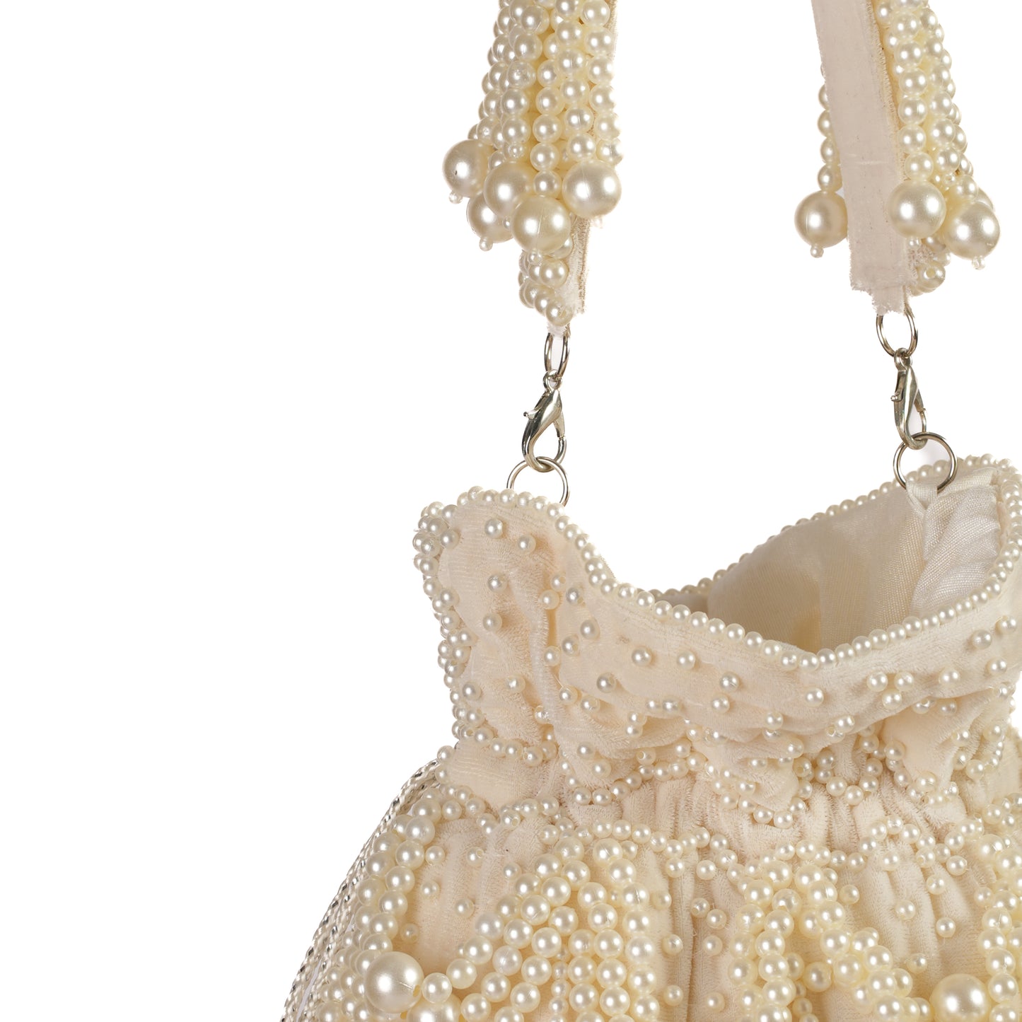 Majestic Pearl Drape Potli
