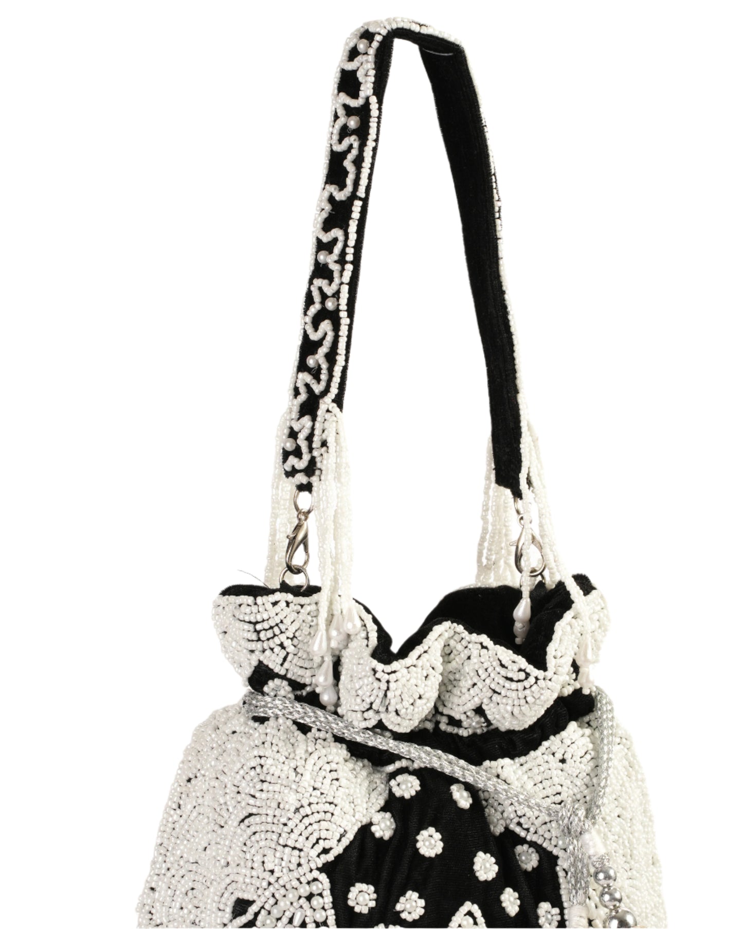 Ivory Midnight Potli