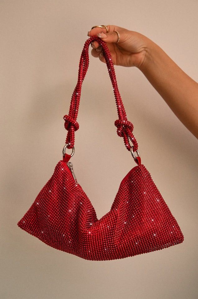 Ruby Red Shimmer Bag