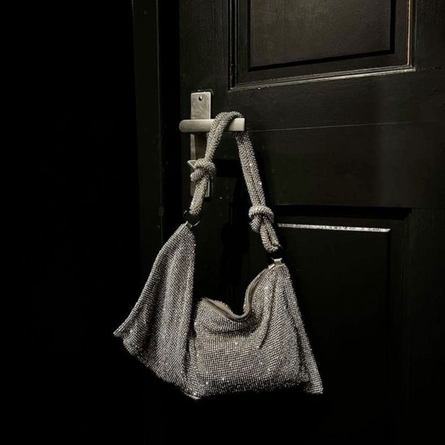 Iced Silver Shimmer Bag