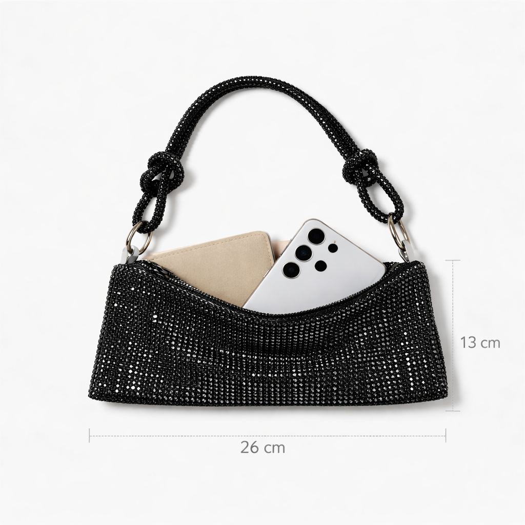 Gunmetal Shimmer Bag