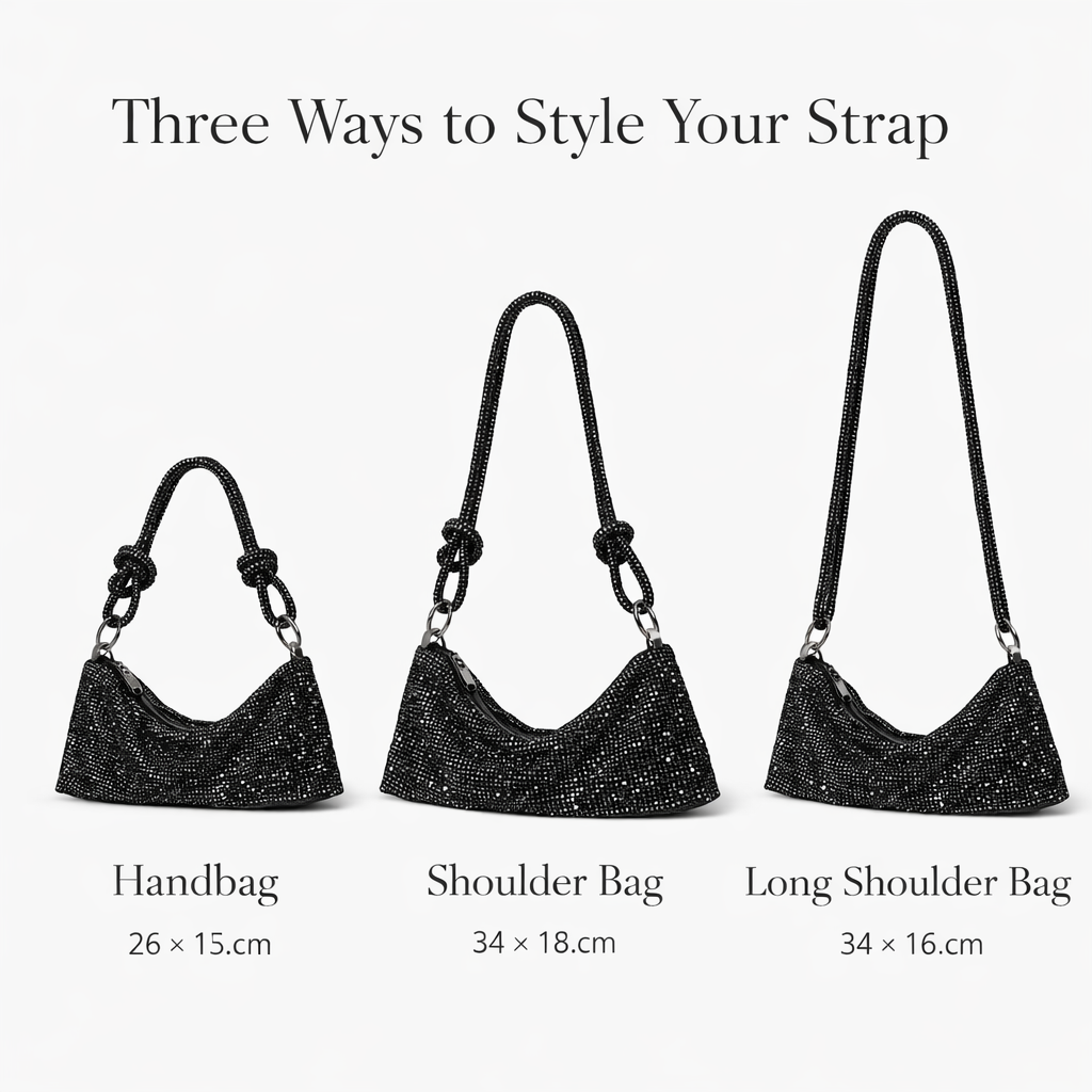 Gunmetal Shimmer Bag