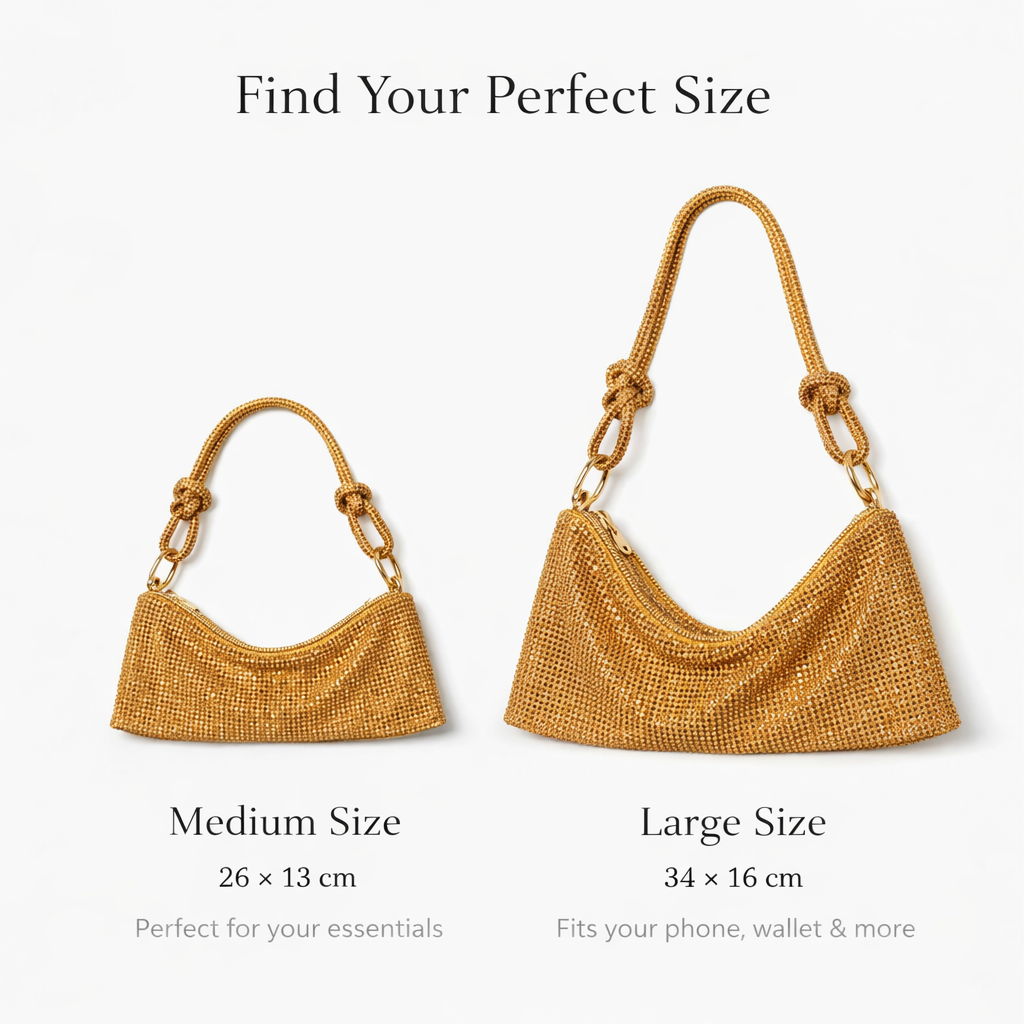 Copper Gold Shimmer Bag