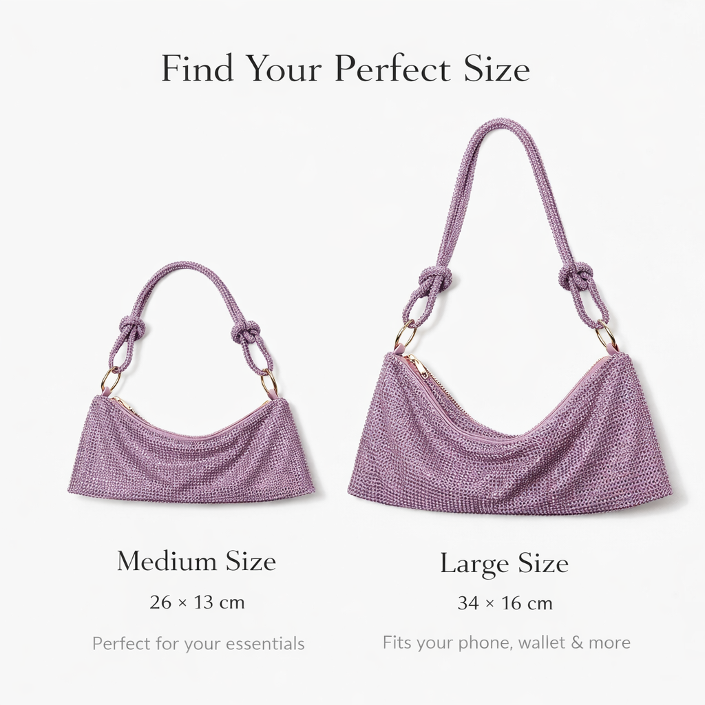 Lilac Frost Shimmer Bag