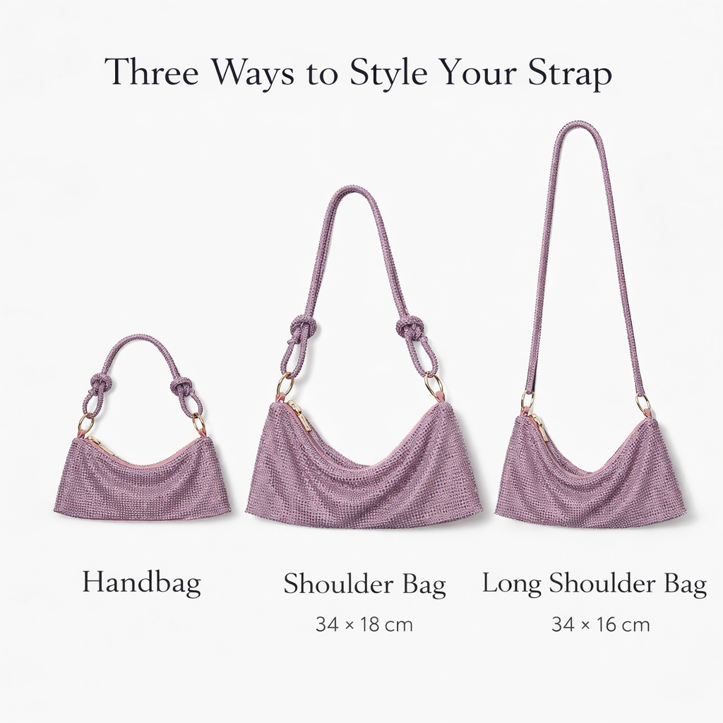 Lilac Frost Shimmer Bag