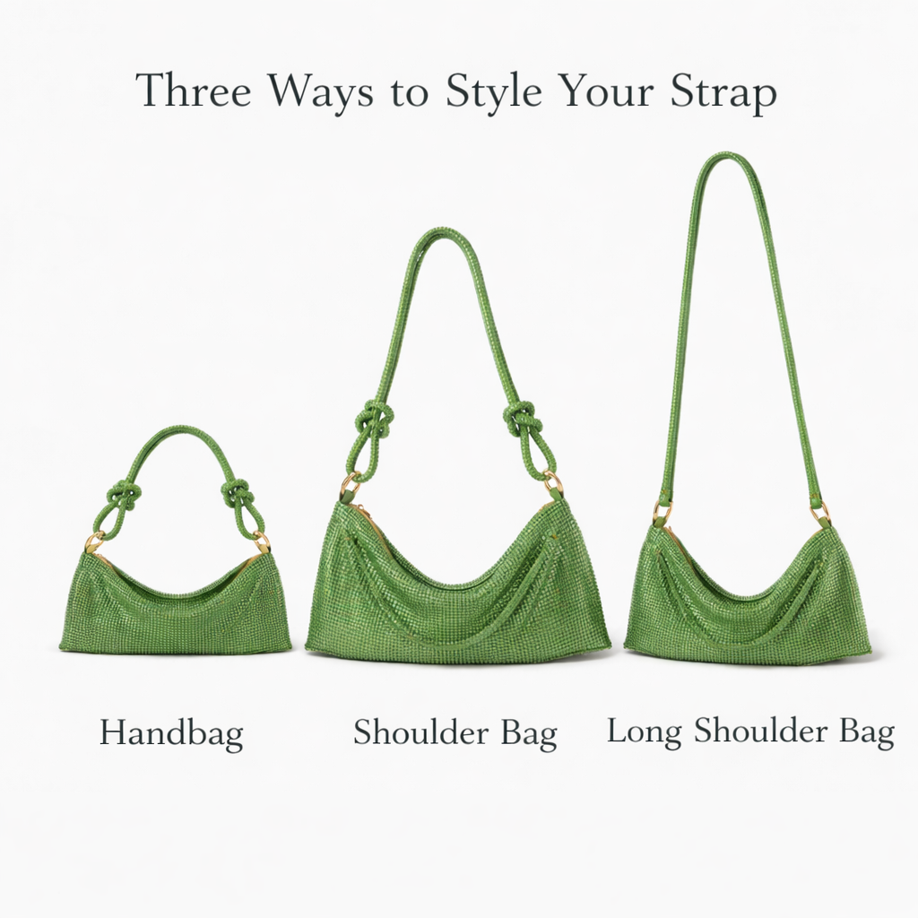 Emerald Glow Shimmer Bag