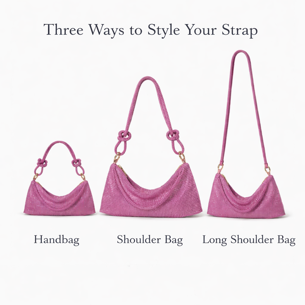 Berry Pink Shimmer Bag