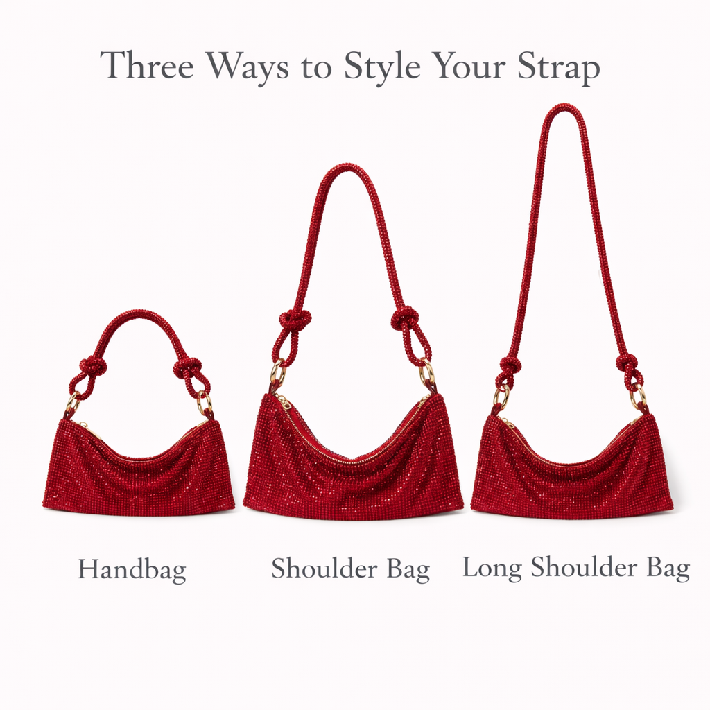Ruby Red Shimmer Bag