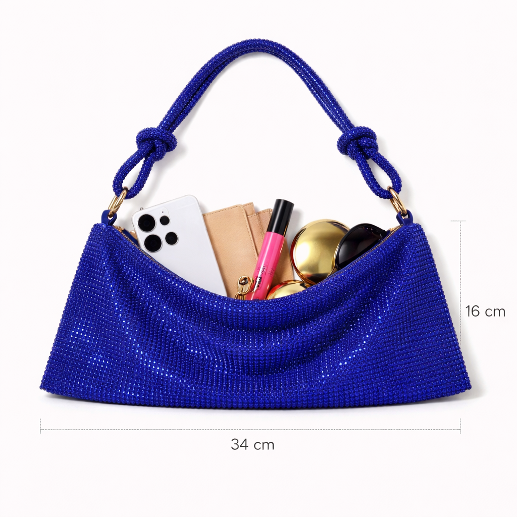 Royal Blue Shimmer Bag