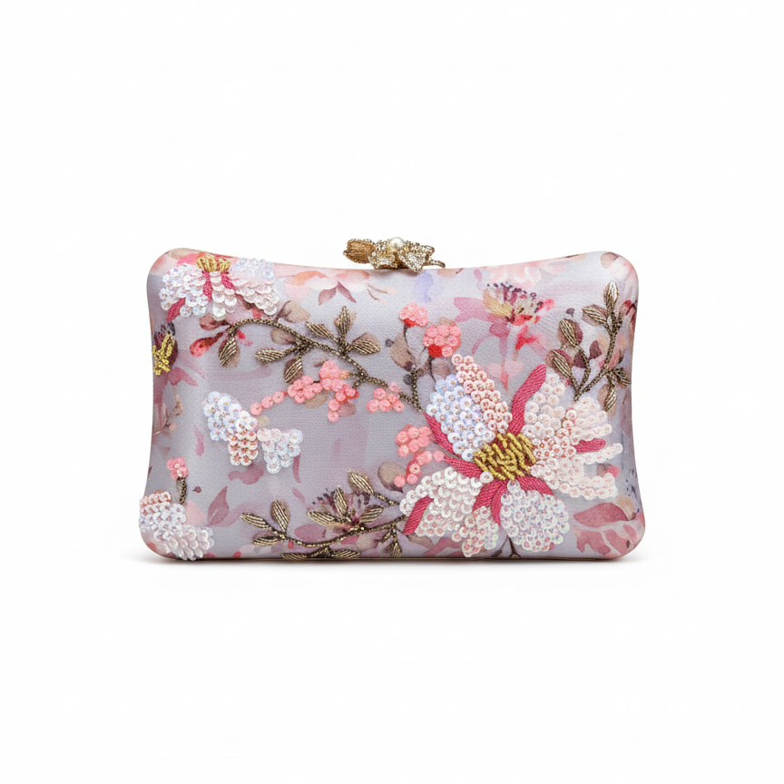 Marina Flora Clutch