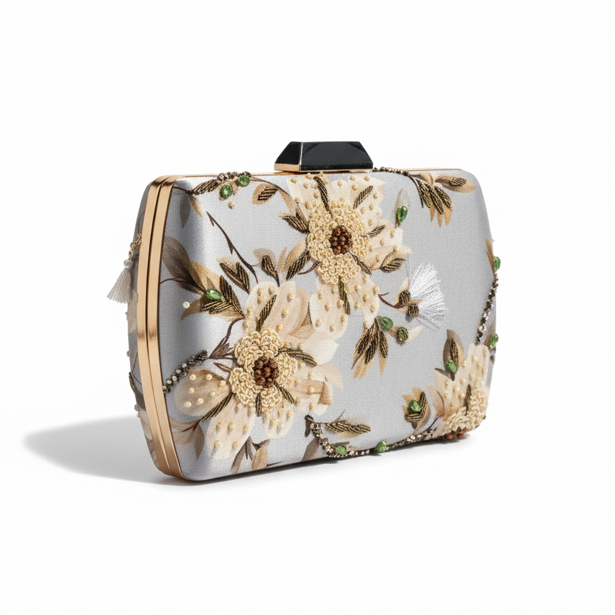 Daphne Flora Clutch