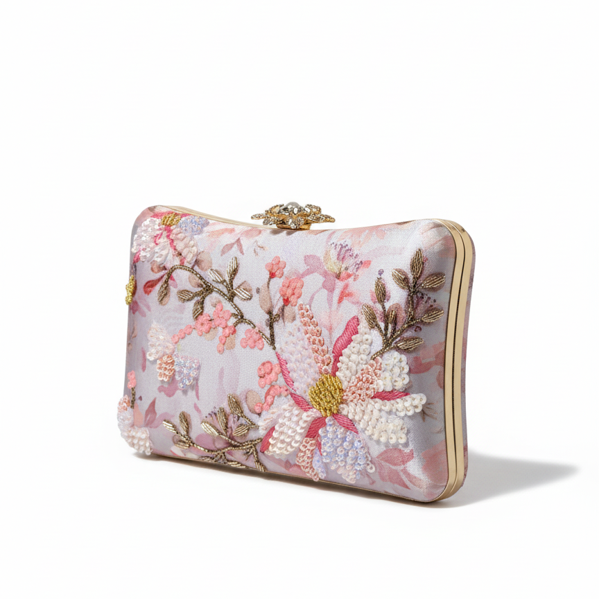 Marina Flora Clutch