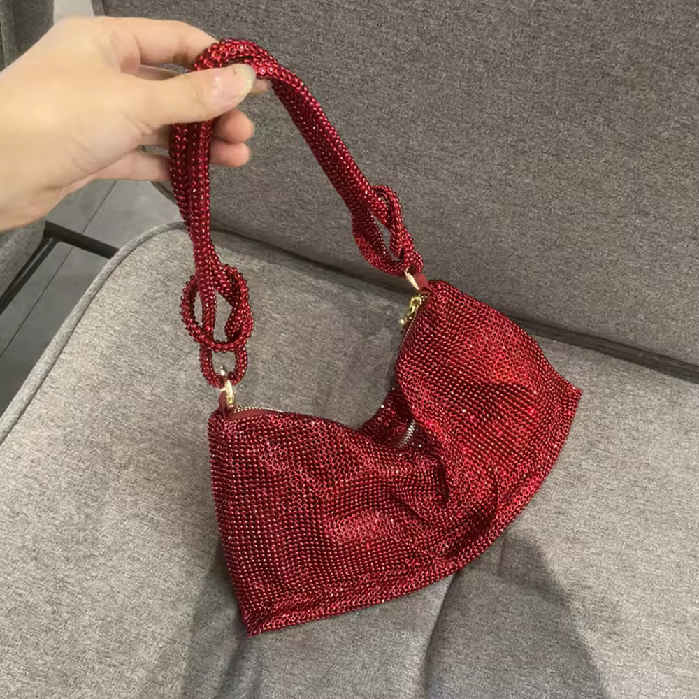 Ruby Red Shimmer Bag